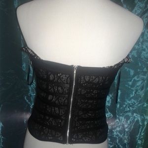 Zip up Bustier